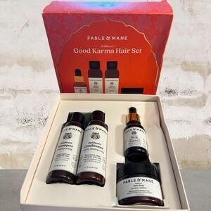 Fable & Mane HoliRoots Good Karma Hair Set NIB